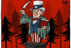 国际观察丨“把世界当作丛林”——起底美国“掠夺性外交”