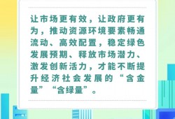 中经评论：用好市场机制，不断提升发展“含绿量”