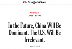 美媒：中国专注发展的政策展现强大战略眼光